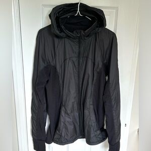 Lululemon Windbreaker Jacket, Black, Size 10